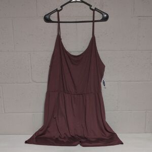 Old Navy Waist-Defined Slub-Knit Mini Cami Dress Size XXL, NWT